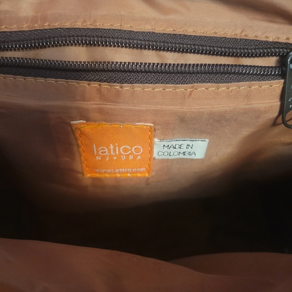 LATICO Leather Products Great Brown Leather Rugged Rucksack Backpack Bag - Picture 5 of 13